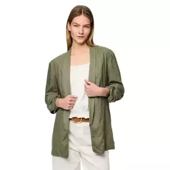 Блейзер Pieces Pia Bosella, зеленый