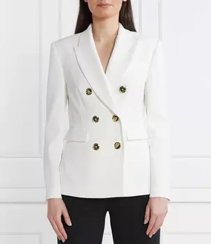 Блейзер Pinko Slim Fit, белый