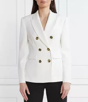 Блейзер Pinko Slim Fit, белый