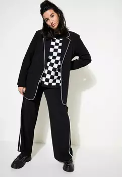 Блейзер PIPING Studio Untold, черный