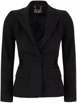 Блейзер по фигуре Elisabetta Franchi, черный