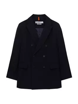 Блейзер Pull&Bear, темно-синий