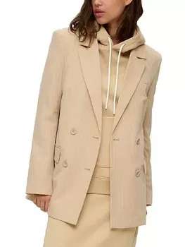 Блейзер QS by sOliver, бежевый