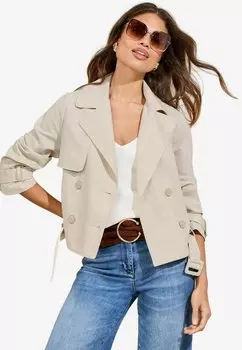 Блейзер REGULAR FIT Lipsy, бежевый