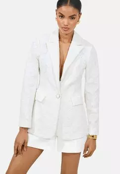 Блейзер REGULAR FIT - LONGLINE TAILORED Lipsy, белый