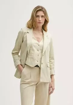 Блейзер REGULAR FIT TOM TAILOR, бежевый
