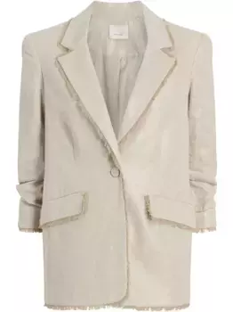 Блейзер с бахромой Cinq A Sept, нейтральный