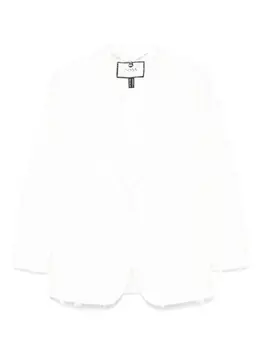 Блейзер с бахромой NISSA, белый