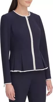 Блейзер с баской Tommy Hilfiger, цвет Midnight/Ivory