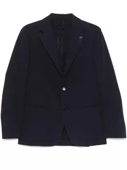 Блейзер с брошью Lardini, синий