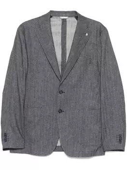 Блейзер с брошью Manuel Ritz, синий