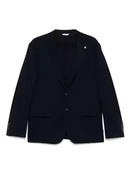 Блейзер с брошью Manuel Ritz, синий