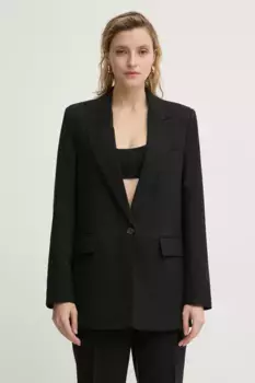 Блейзер с добавлением шерсти Bruuns Bazaar, черный