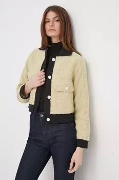 Блейзер с добавлением шерсти Sisley, желтый