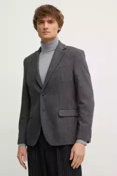 Блейзер с добавлением шерсти United Colors of Benetton, серый