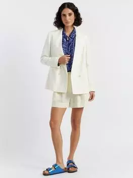 Блейзер с двубортной отделкой и карманом Chinti & Parker, кремовый