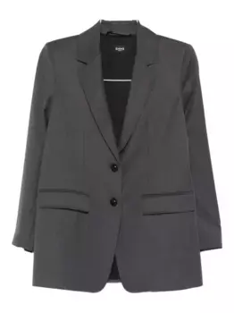 Блейзер с двумя пуговицами и заостренными лацканами Marella, серый