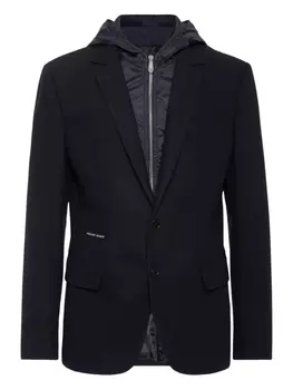 Блейзер с капюшоном Philipp Plein, синий