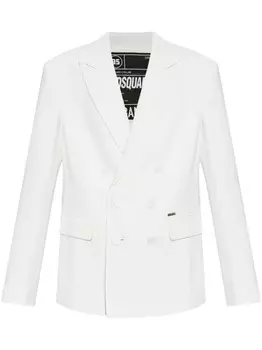 Блейзер с логотипом DSQUARED2, белый