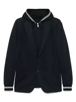 Блейзер с многослойным эффектом Eleventy, синий