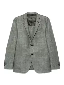 Блейзер с накладными карманами Corneliani, зеленый