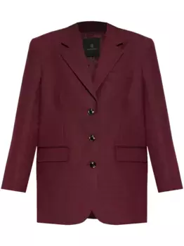 Блейзер с объемными плечами ANINE BING, красный