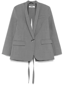 Блейзер с открытой спиной PNK, серый