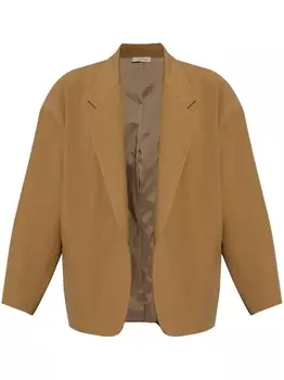 Блейзер с открытым передом из натуральной шерсти Fear Of God, коричневый