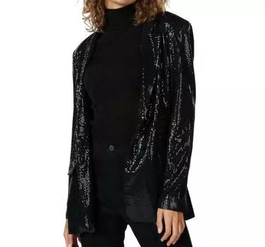 Блейзер с пайетками черного цвета ESQUALO