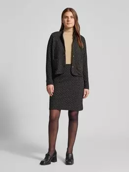 Блейзер с планкой на кнопках More & More, черный