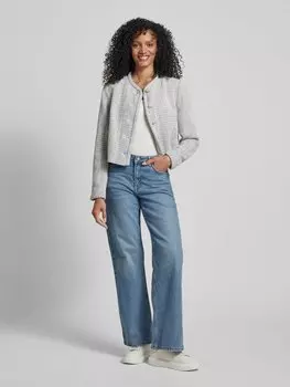 Блейзер с планкой на пуговицах, модель «NORALI» YAS, светло-голубой