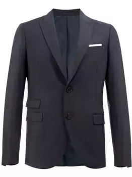 Блейзер с платком-паше Neil Barrett, синий