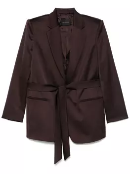 Блейзер с поясом ANDAMANE The Andamane, коричневый