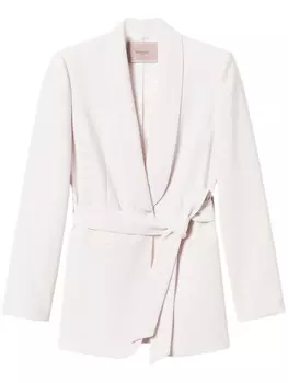 Блейзер с поясом и цепочкой TWINSET, белый