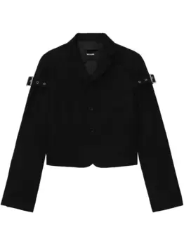 Блейзер с поясом We11done, синий