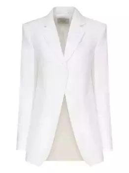 Блейзер с потайной застежкой MAX MARA, белый
