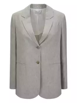Блейзер с текстурой «sluff» Forte Forte, серый