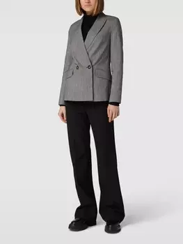 блейзер с узором «гусиные лапки» Christian Berg, темно-синий