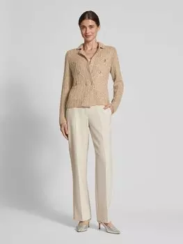 Блейзер с воротником-лацканами monari, коричневый