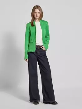 Блейзер с воротником-стойкой More & More, зеленый