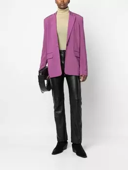 Блейзер с заостренными лацканами REMAIN, фиолетовый