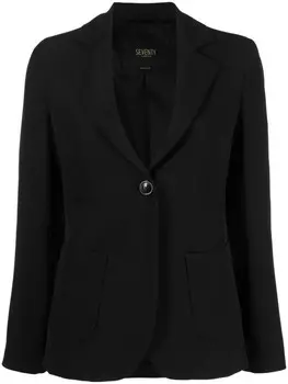 Блейзер с заостренными лацканами Seventy, черный