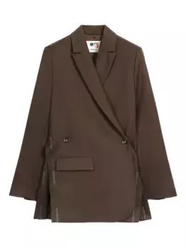 Блейзер с запахом и логотипом Ports 1961, коричневый