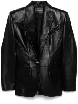Блейзер с застежкой Mugler, черный