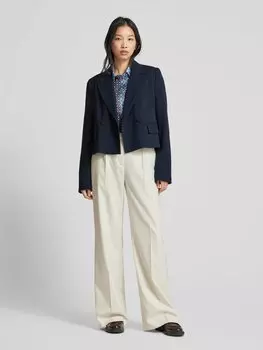 Блейзер с застежкой на пуговицы Milano Italy, темно-синий