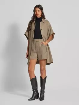 Блейзер с завязывающимся поясом MORE, коричневый