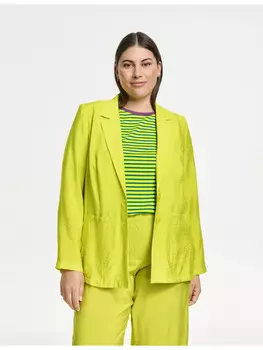 Блейзер SAMOON, цвет lemon green