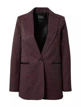 Блейзер SCOTCH & SODA Leopard, бургундия