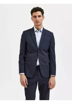 Блейзер Selected Homme, темно-синий