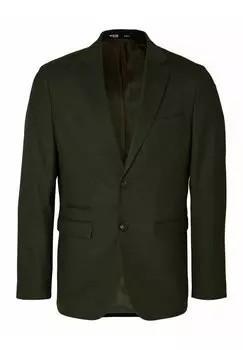 Блейзер Selected Homme, темно-зеленый